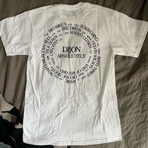 Dijon Absolutely Album Tour Merch Tshirt White Medium New